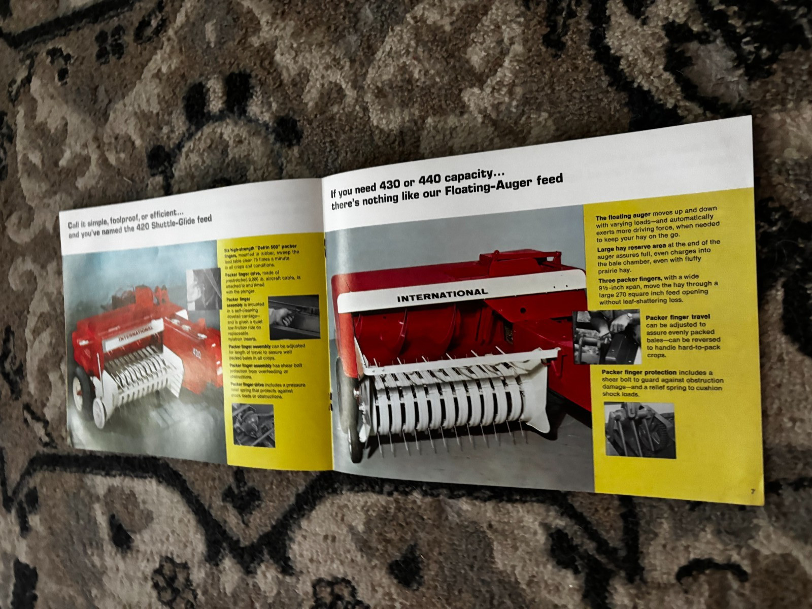 International Harvester 420 430 440 Baler For 1971 Brochure DCPA26
