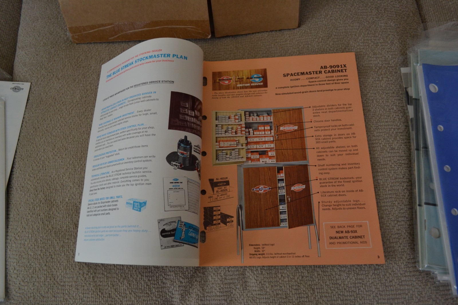 VTG 1972 Standard Blue Streak Stockmaster Plan Catalog & Dealer Bonus