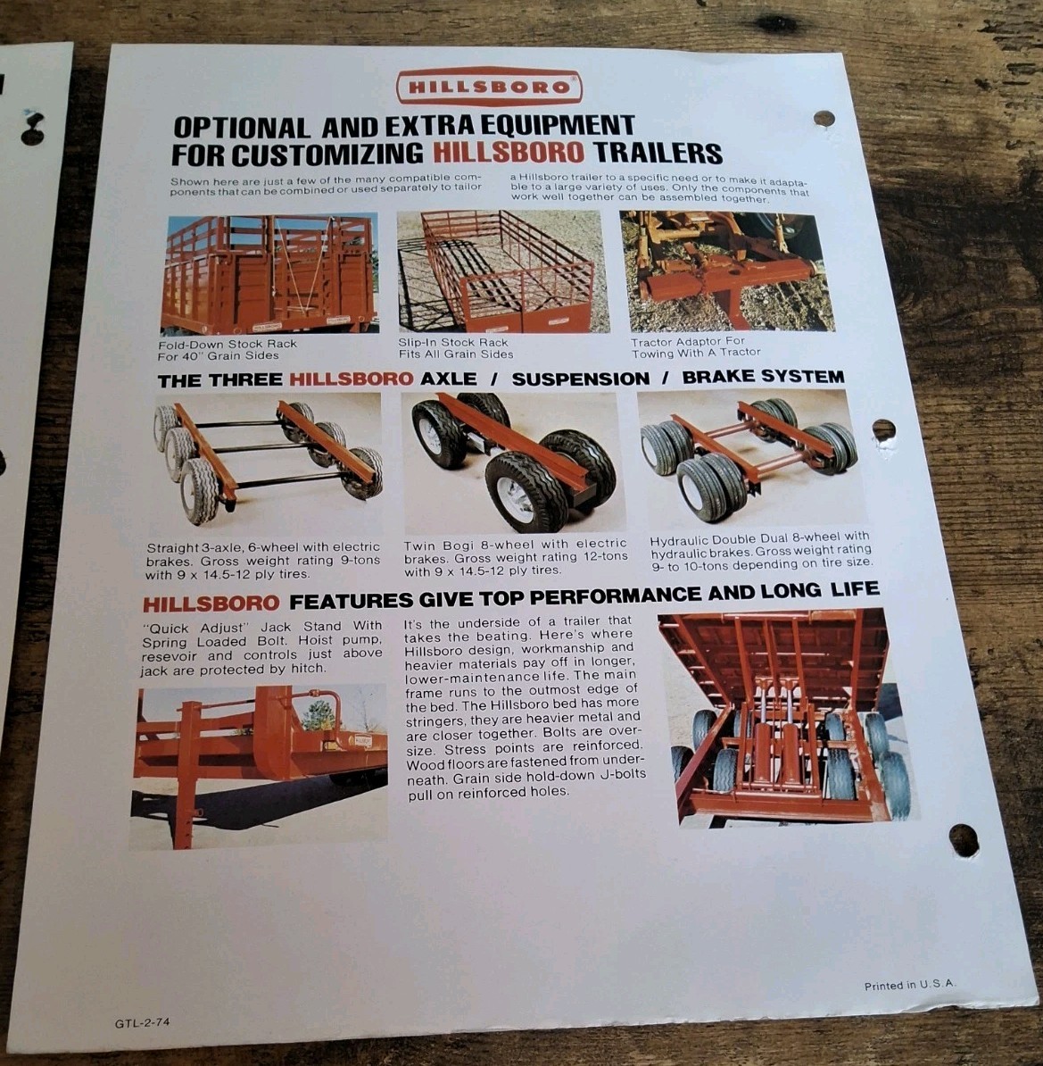 Hillsboro Customized Truck Bodies And Customized Gooseneck Trailers Brochures