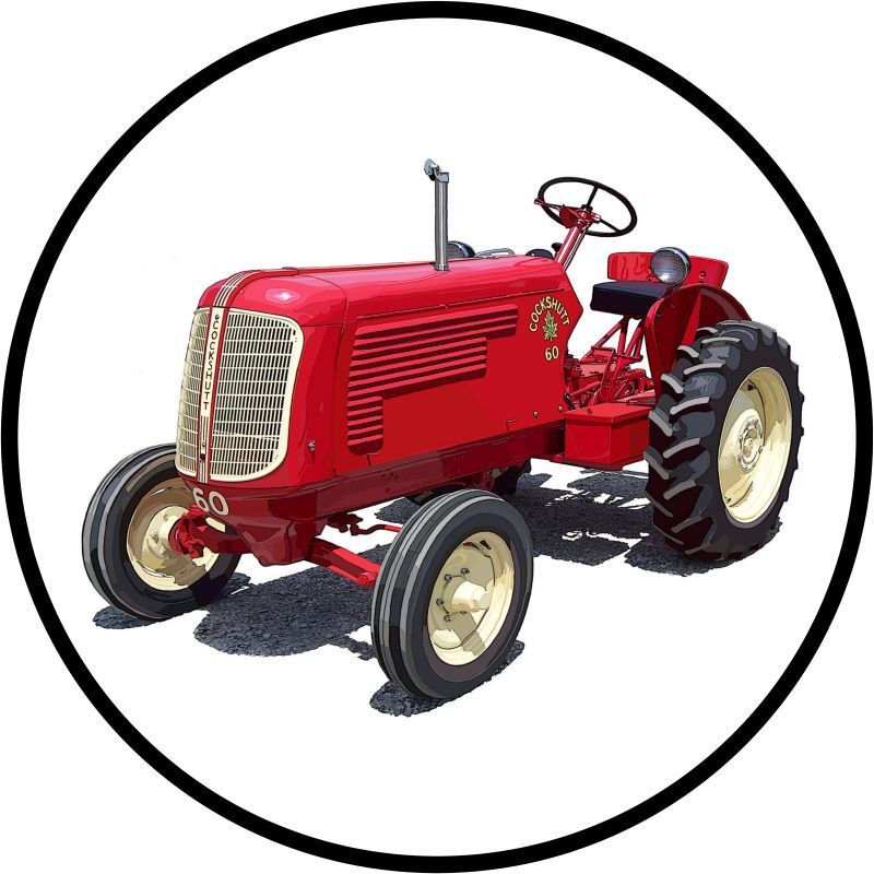 Cockshutt Model 60 Tractor NEW Metal Sign 28″ Dia. Round AMERICAN STEEL