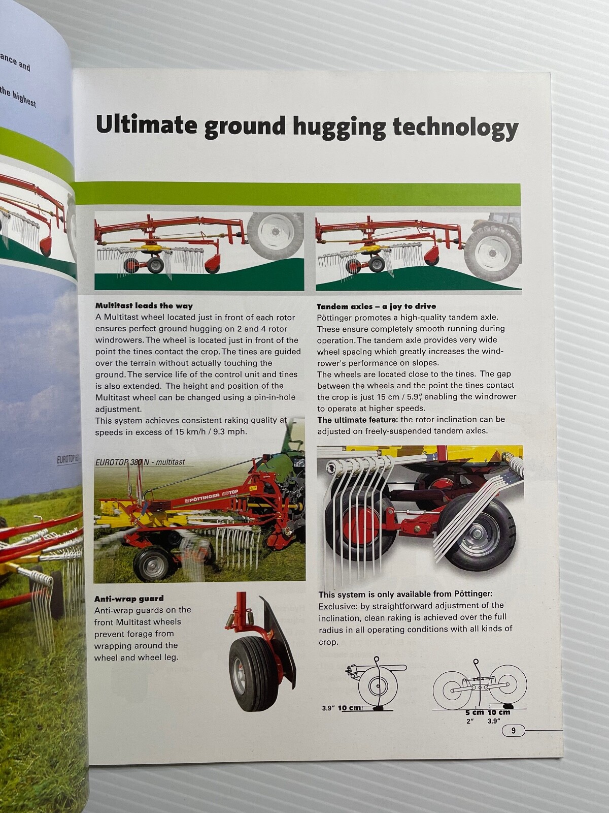 Pottinger Rotary Windrowers Sales Brochure *2010s* (Showroom Sales Book)