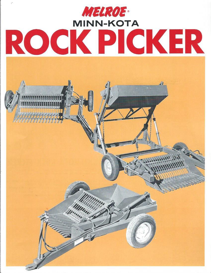 Farm Equipment Brochure – Melroe – Minn-Kota – Rock Picker – c1971 (F3332)