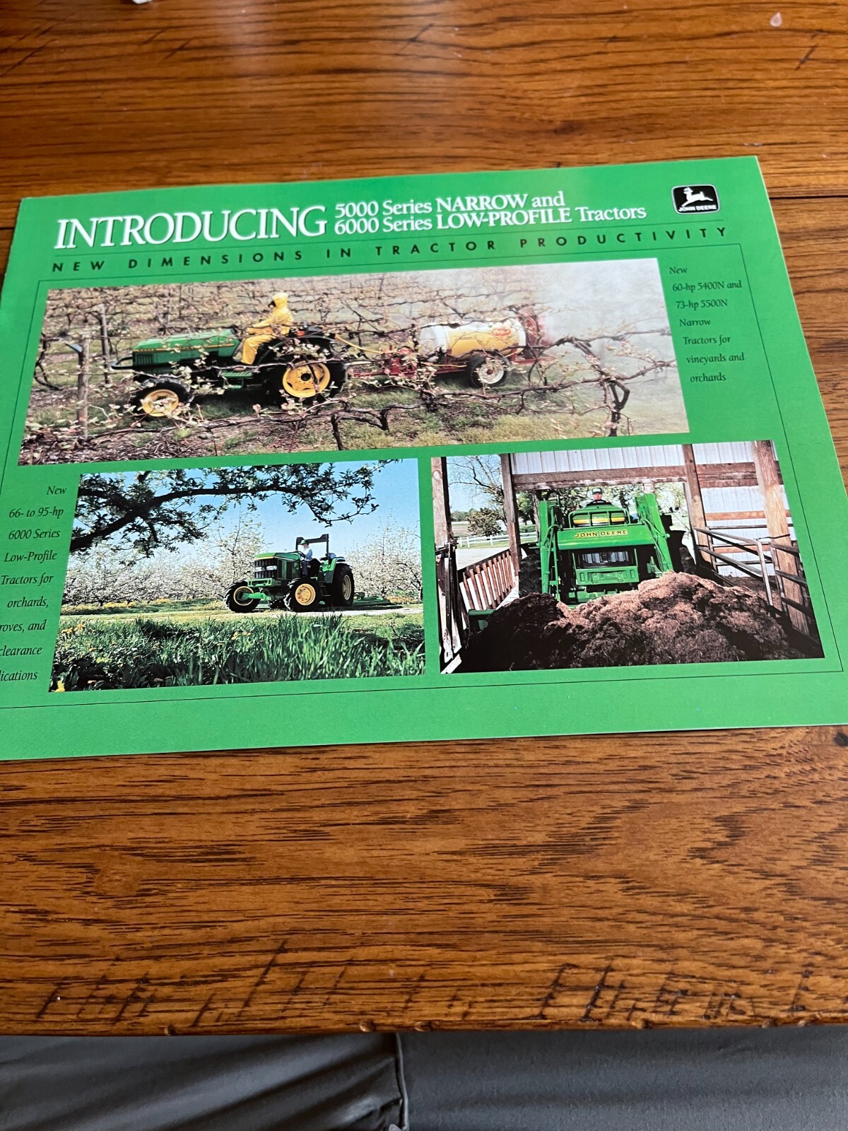 John Deere 5000 6000 Series Specialty Tractors For 1994 Brochure FCCA
