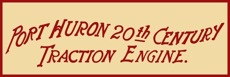 Port Huron (Michigan) Traction Engines NEW Metal Sign 6″x18″ Free Shipping