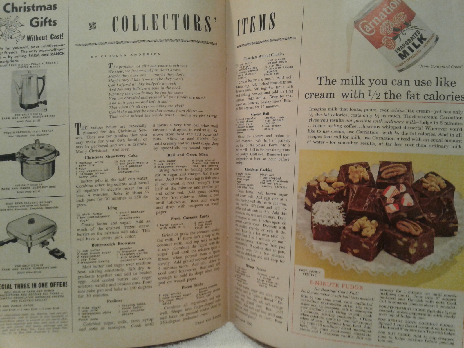 December 1960 FARM & RANCH mag SOUTHERN AGRICULTURIST adver Vol 90 No12 Chevy