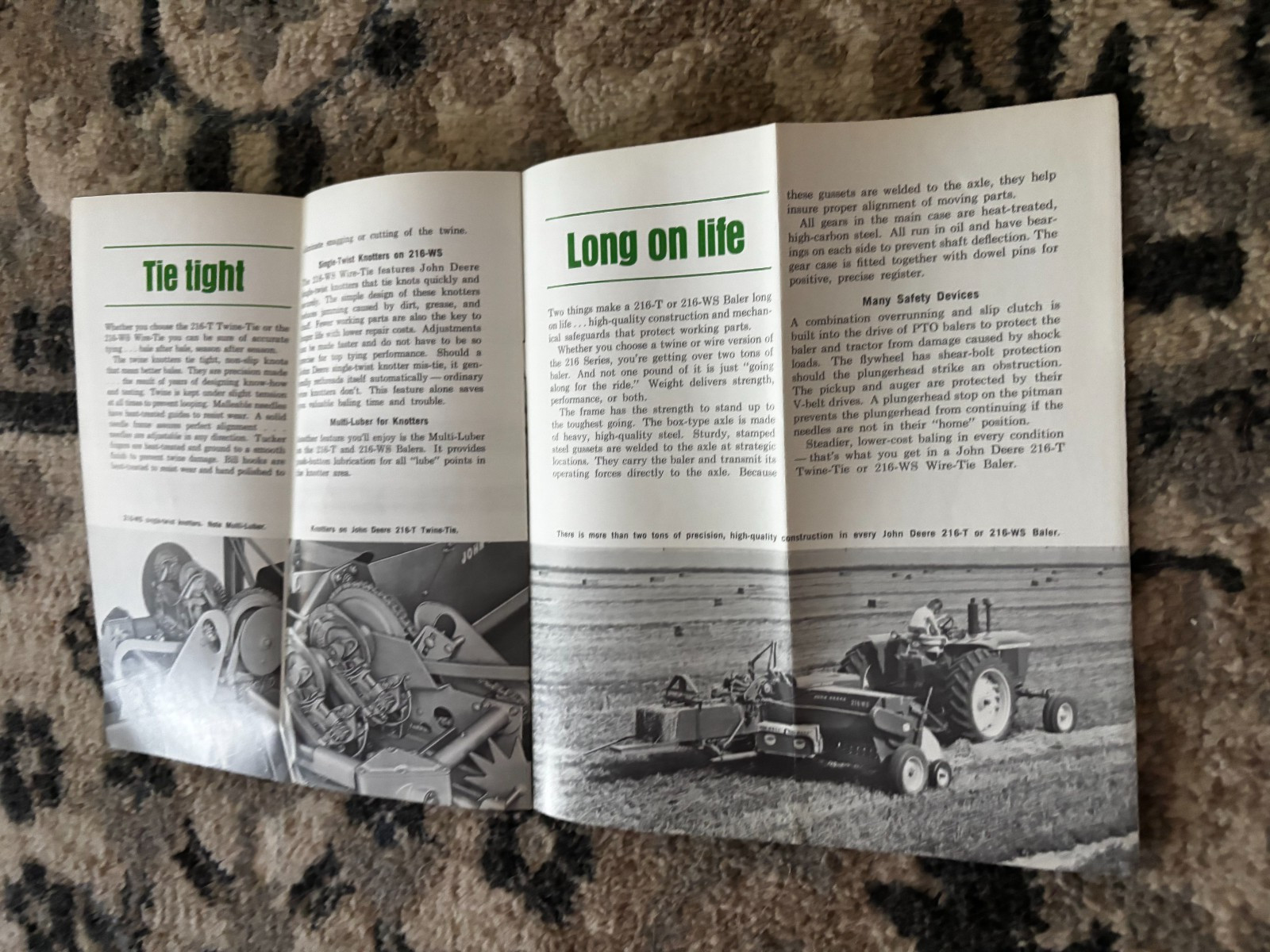 John Deere 216 Baler For 1963 Brochure DCPA26