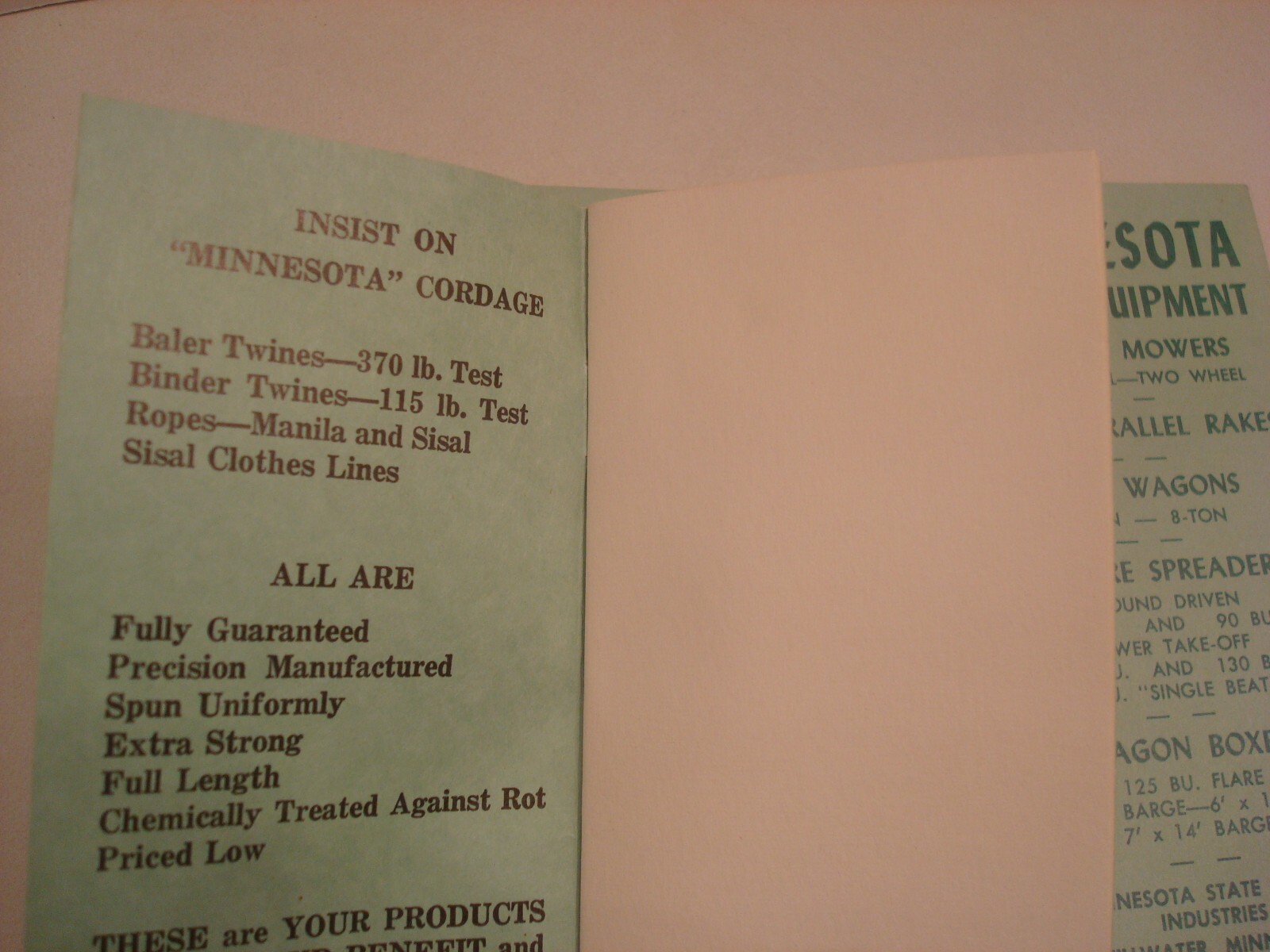 3 Vintage Memo Booklets-Minnesota Twine State Prison Industries, Stillwater, MM