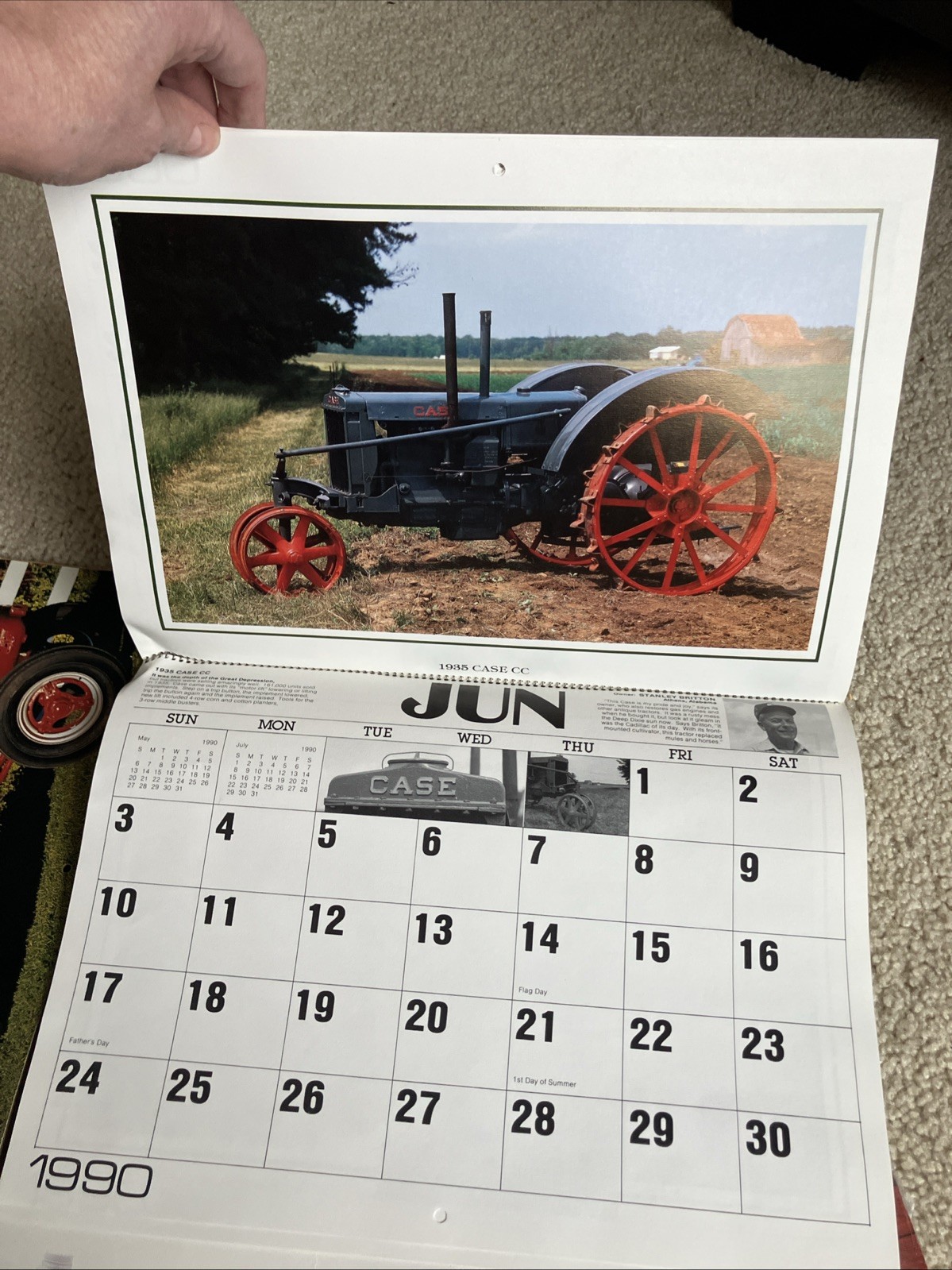 Lot Of 6 Classic Farm Tractors Some Vintage calendars