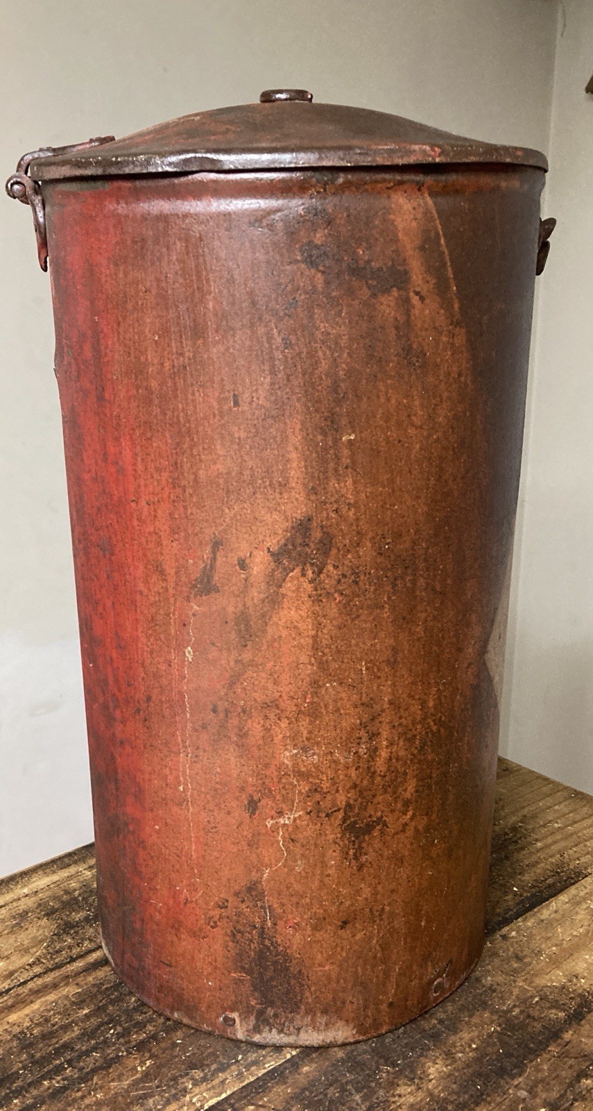 VERY RARE McCormick Twine Grain Binder Feeder Can 1800’s Antique HARD TO FIND