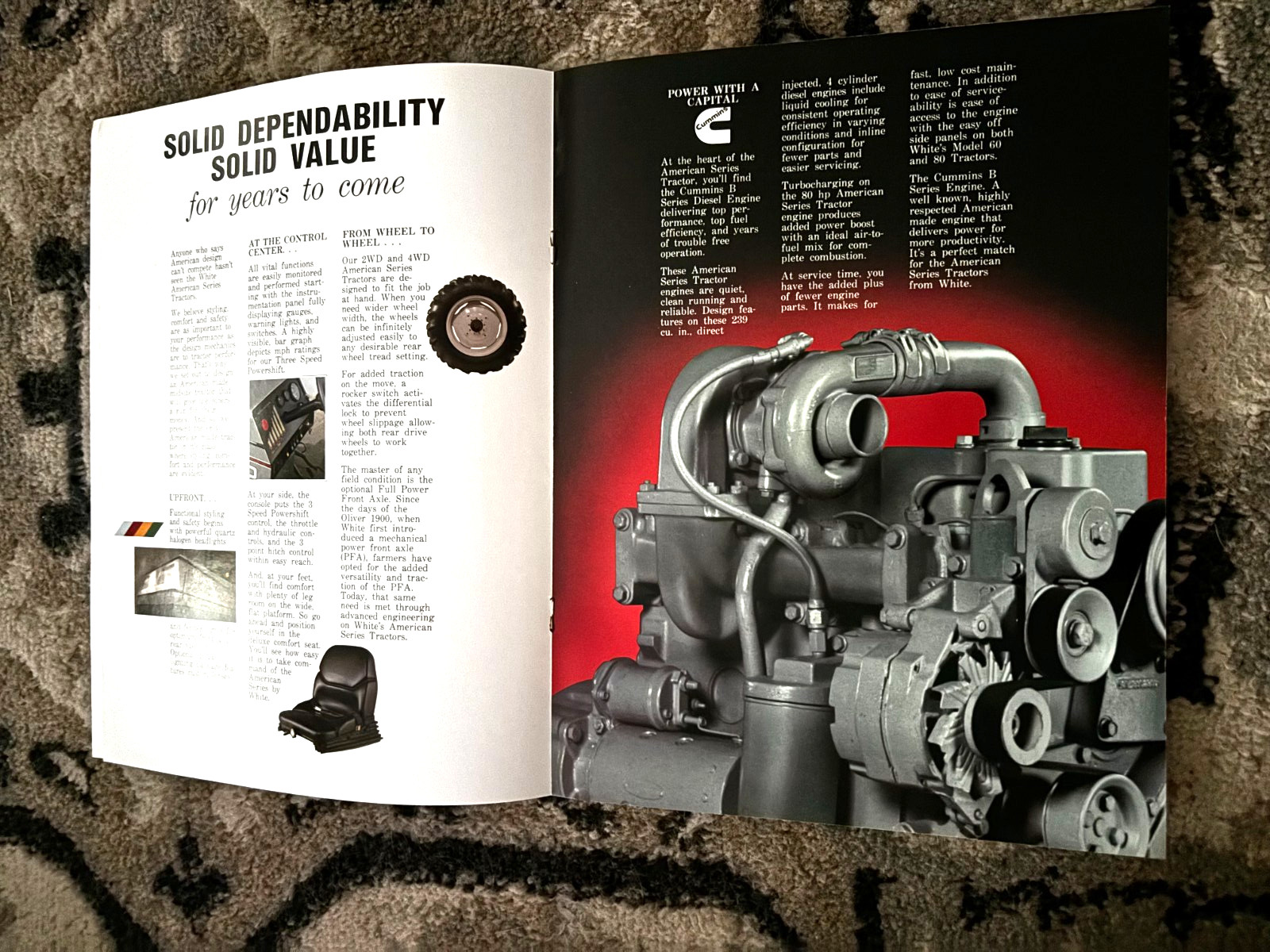 White 60 80 American Tractors Brochure DCPA26