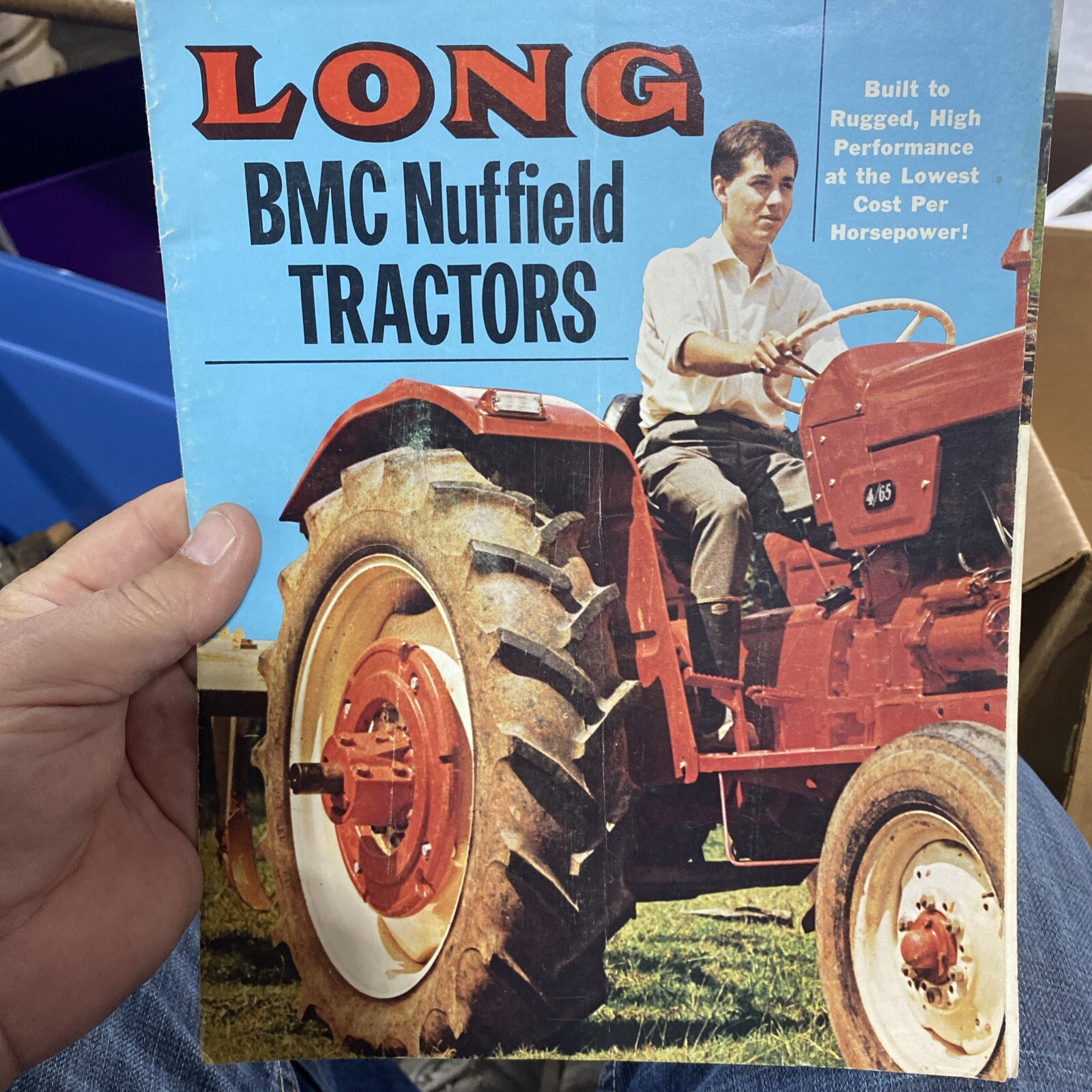 Vintage, Rare Long BMC Nuffield Tractors Brochure