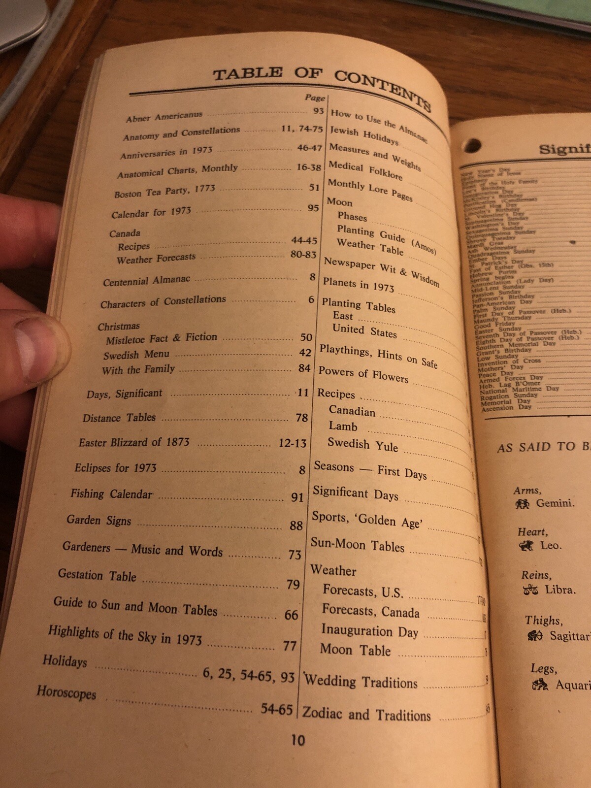 Baer’s Agricultural Almanac 1973 Lancaster Lestz
