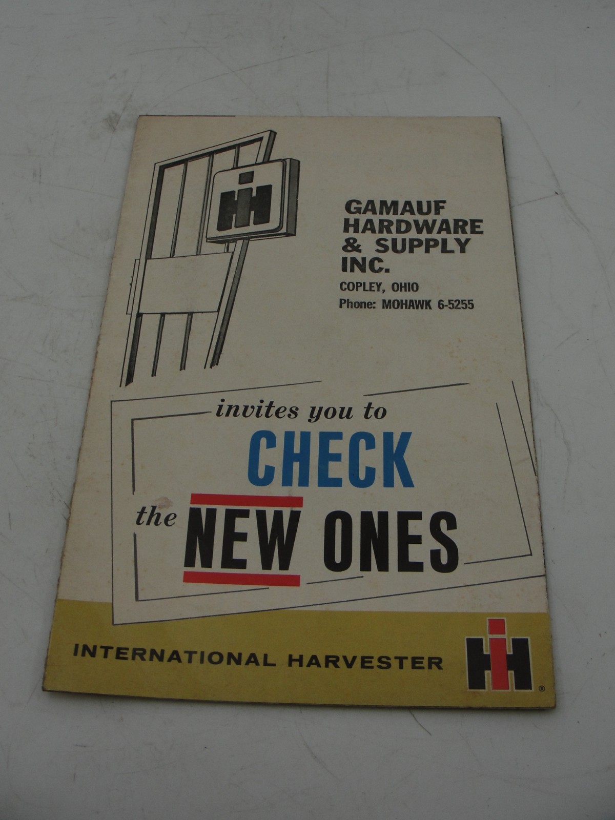 IH Check the NEW Ones Farm Equipment Brochure 1960’s