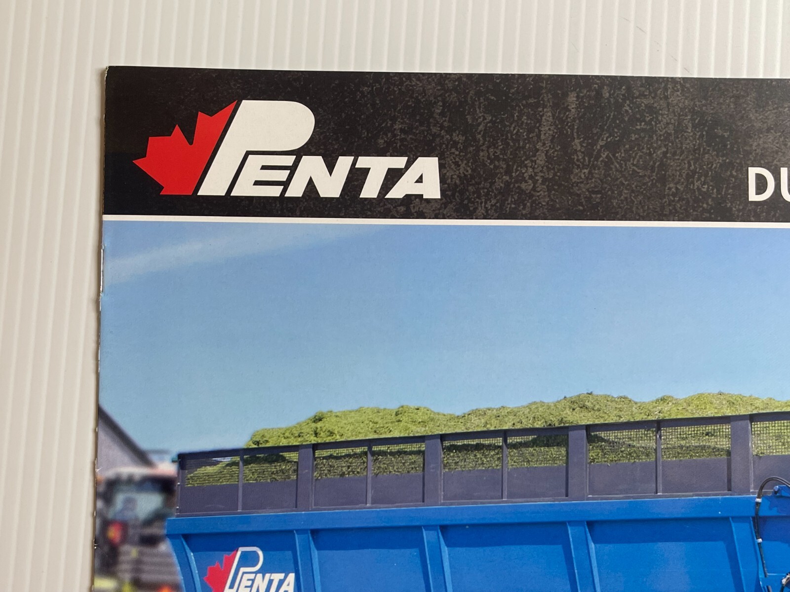 Penta DB70 Dump Boxes Sales Brochure *2010s* (Showroom Sales Book)