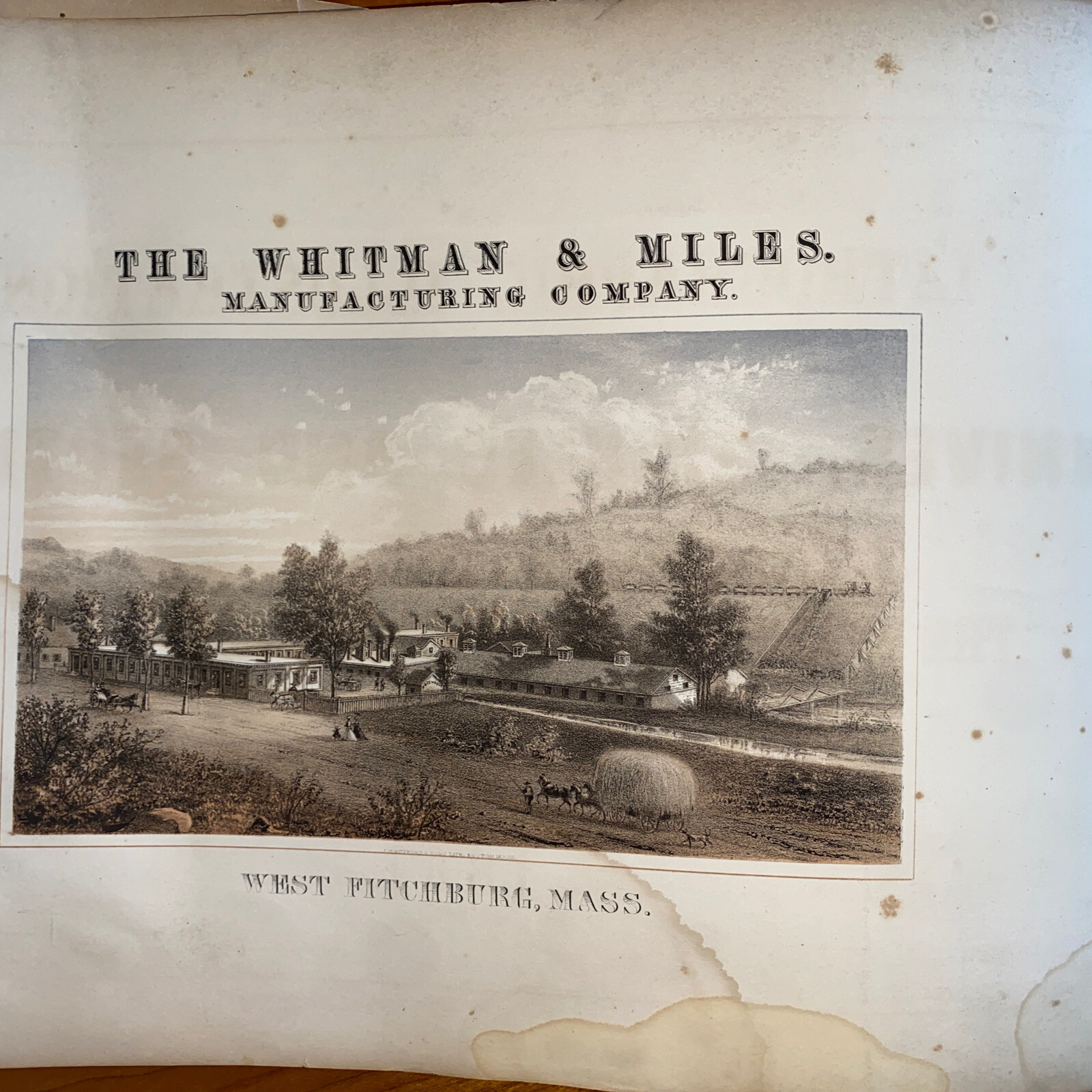 1867 LARGE FITCHBURG MASSACHUSETTS Farming MOWER Catalog KNIVES SICKLES Rare