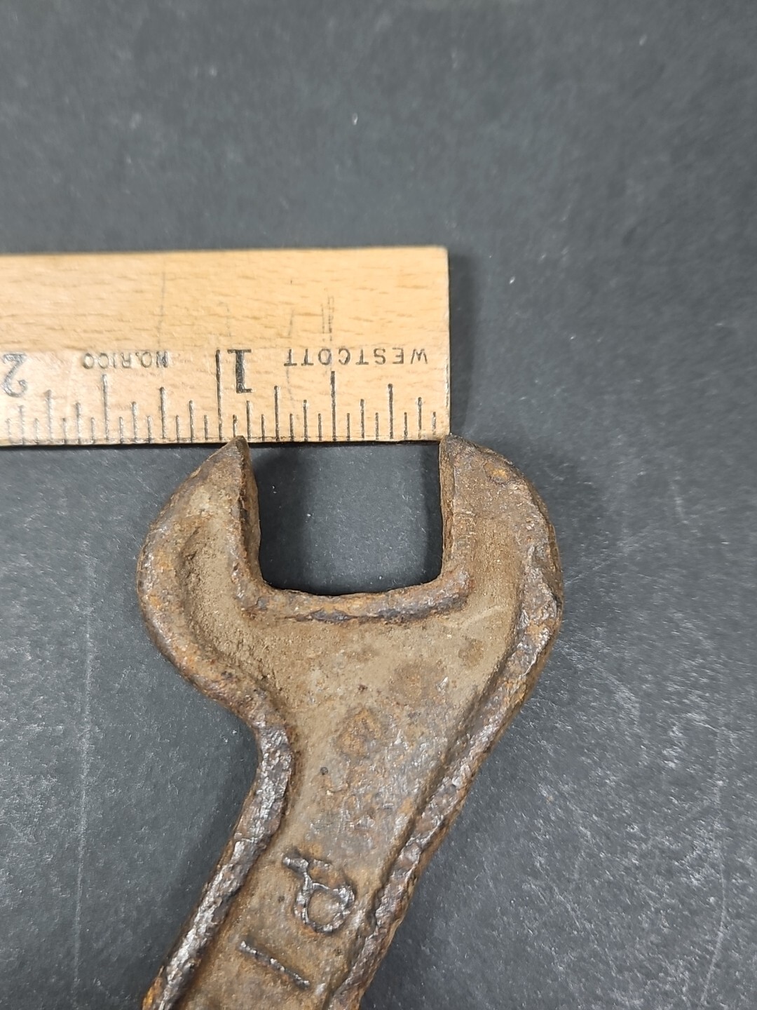 Vintage Pitman 7/8″ Open End Wrench Farm Implement Plow Antique Tool 5-1/2″