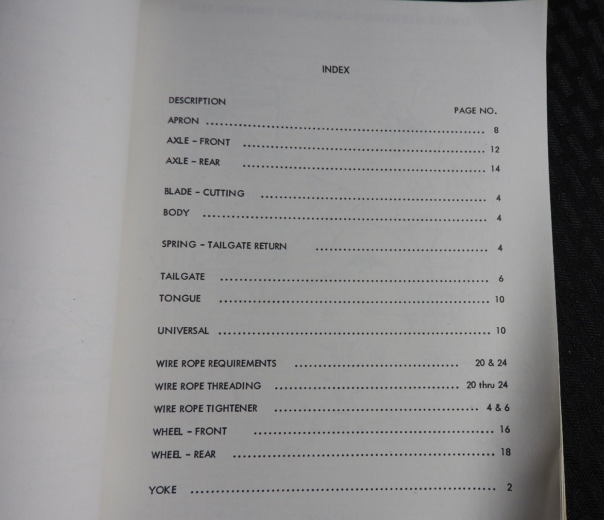 1957 LW LeTourneau-Westinghouse Model “CT Scraper” Parts Catalog Manual NOS NICE