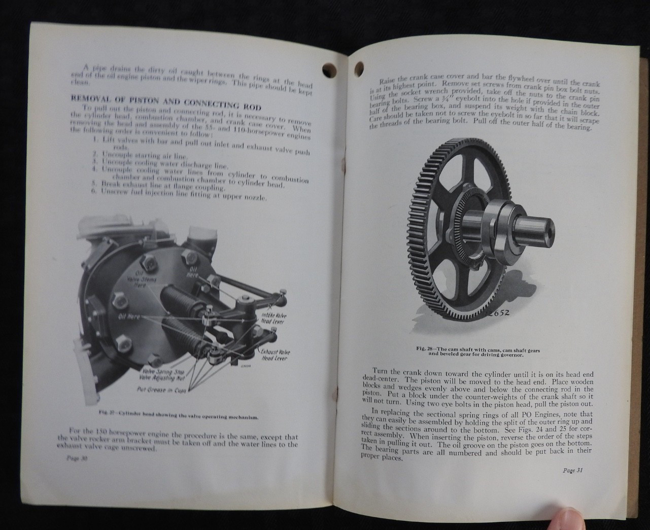 1927 Ingersoll-Rand “TYPE PO” Hit-N-Miss Oil Engines Operators Manual ORIGINAL!