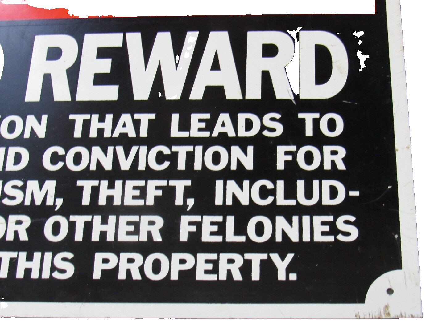 VTG 18″ x 12″ KANSAS FARMERS UNION MEMBER $ 1000 REWARD Metal Sign Agriculture