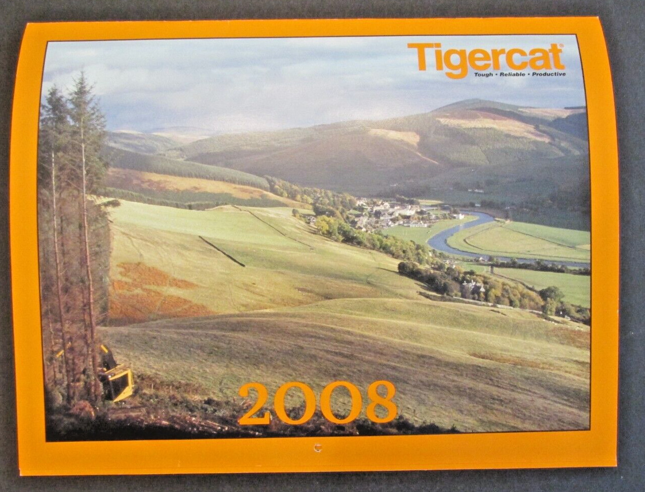 TIGERCAT 2008 Calendar 860c 630c 724e TH575 Dealer AD