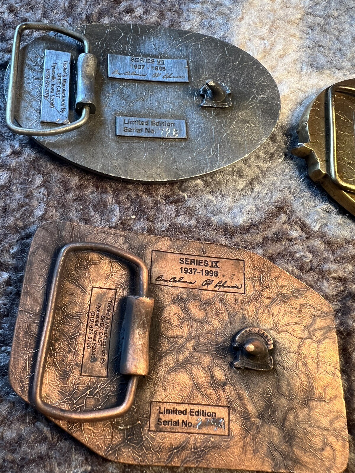 Tractor Implements Supply Company Belt Buckle Lot (5 Pieces )