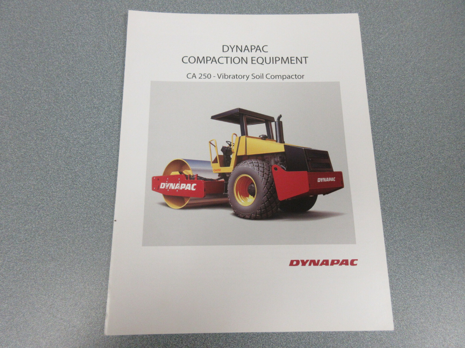 Dynapac CA250 Roller Compactor Brochure 4 Page
