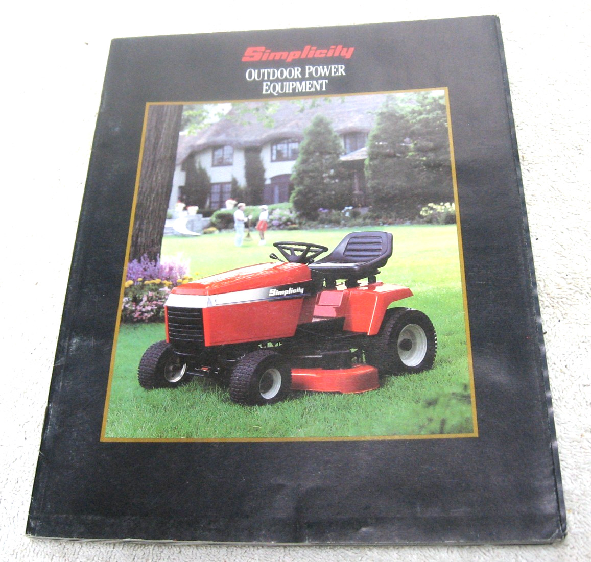 VINTAGE 1990 SIMPLICITY LAWN & GARDEN TRACTOR BROCHURE LT GTH