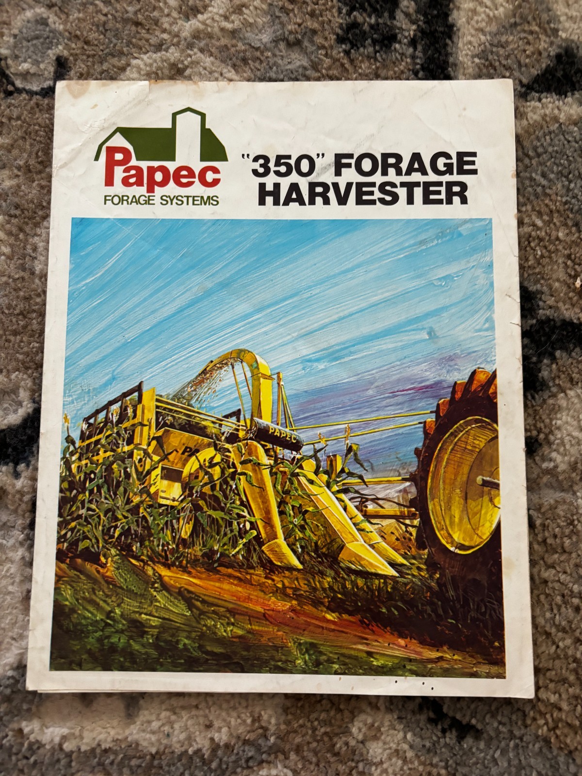 Papec 350 Forage Harvester For 1972 Brochure DCPA26