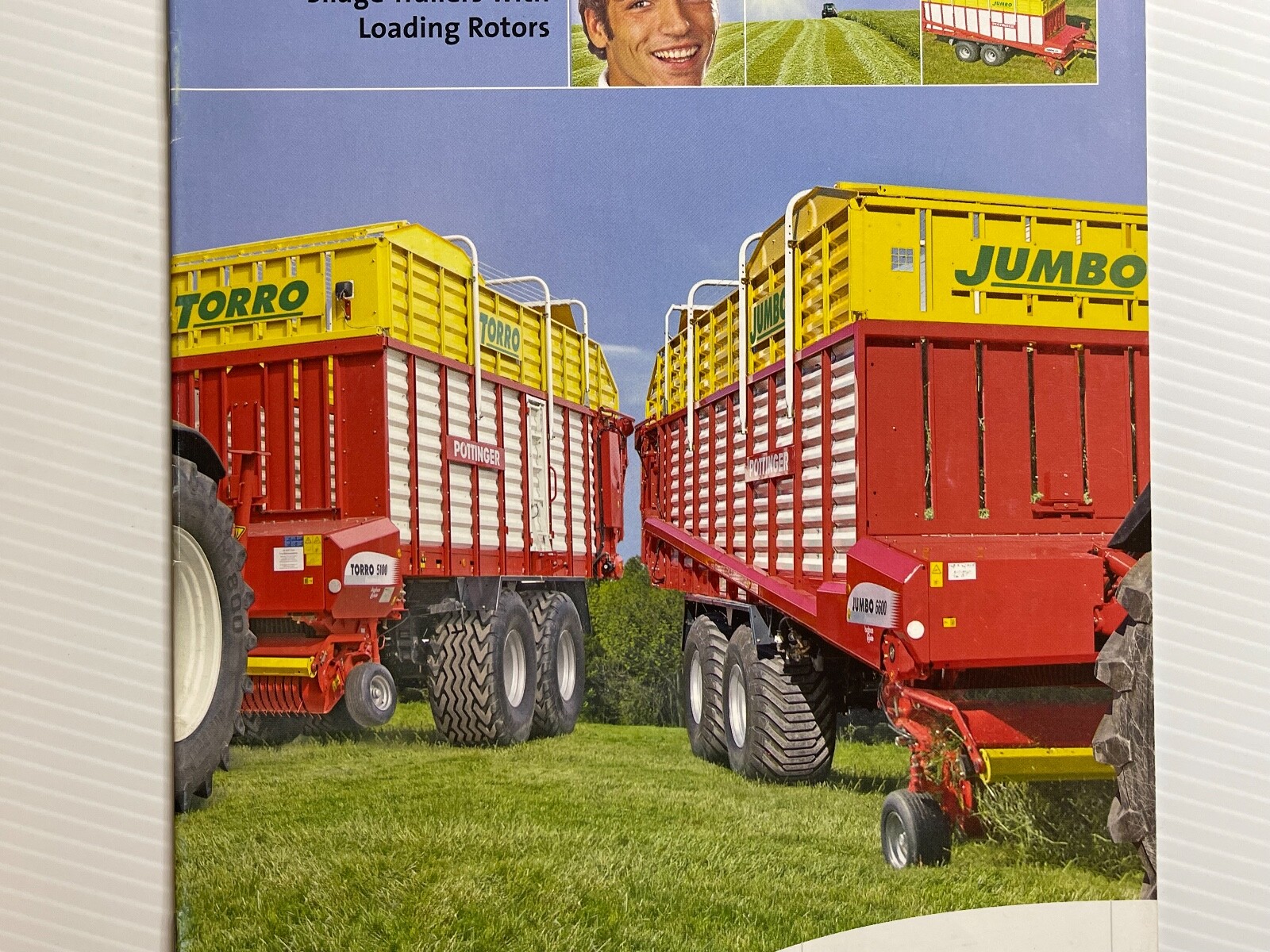 Pottinger Jumbo Silage Trailers Sales Brochure *2010s* (Showroom Sales Book)