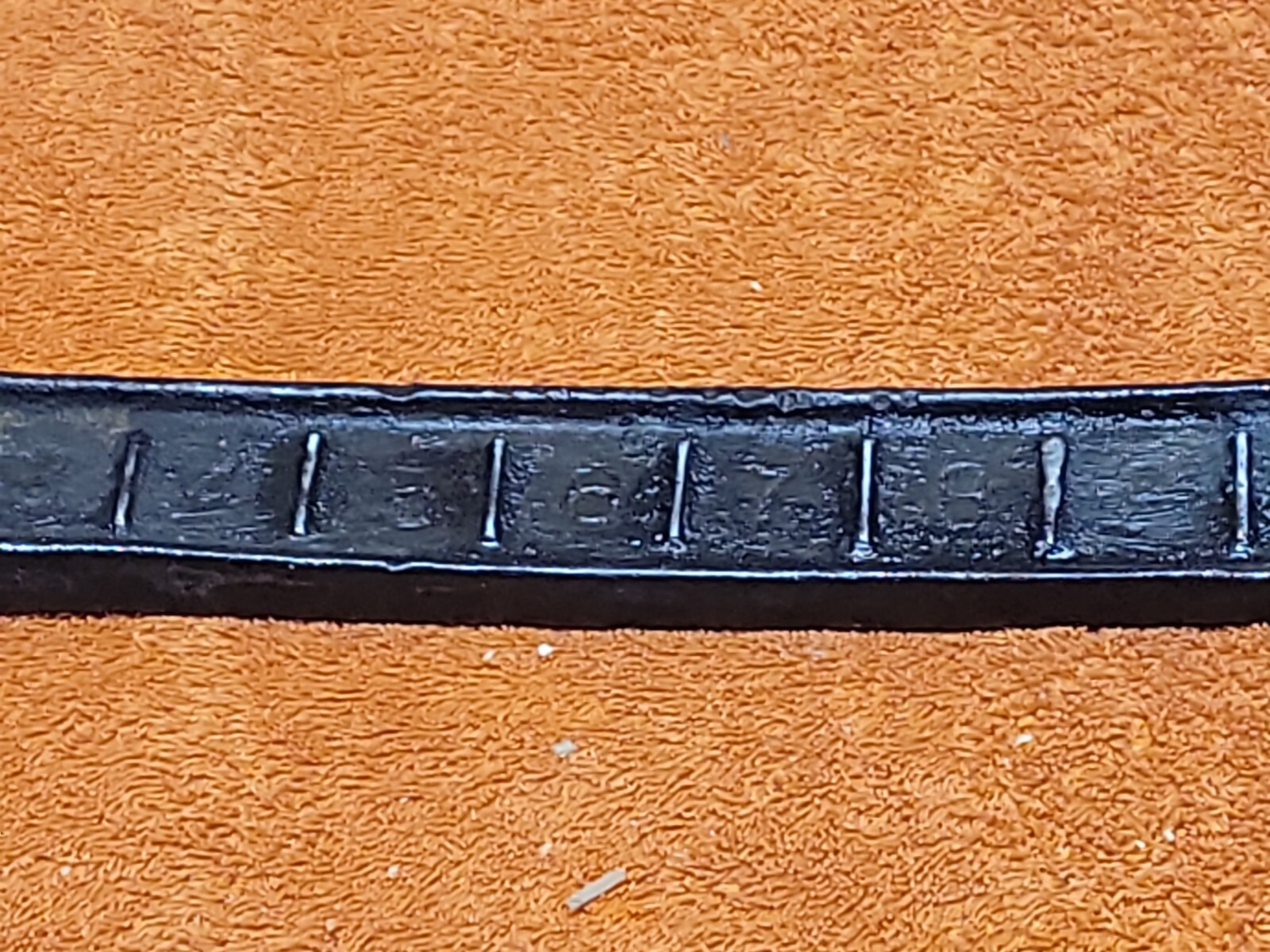 H•Vintage 14″ La Crosse Plow Co. K29 Wrench- Back Side Ruler Marked – Nice