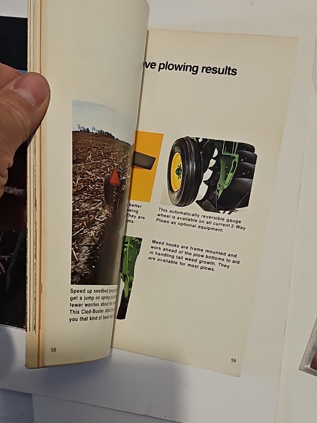 John Deere Moldboard Plows For 1975 Sales Brochure Complete