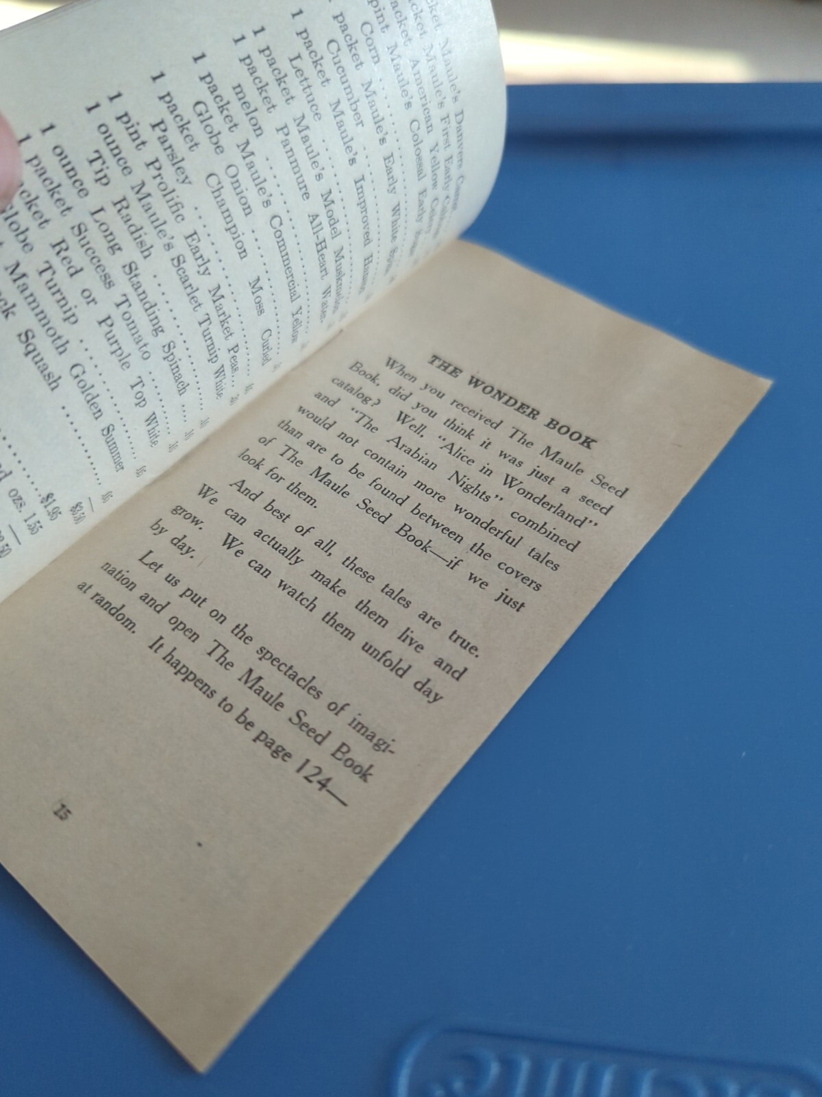Early Wm. Henry Maule Inc. Diary Of Amateur Gardener Booklet Advertising