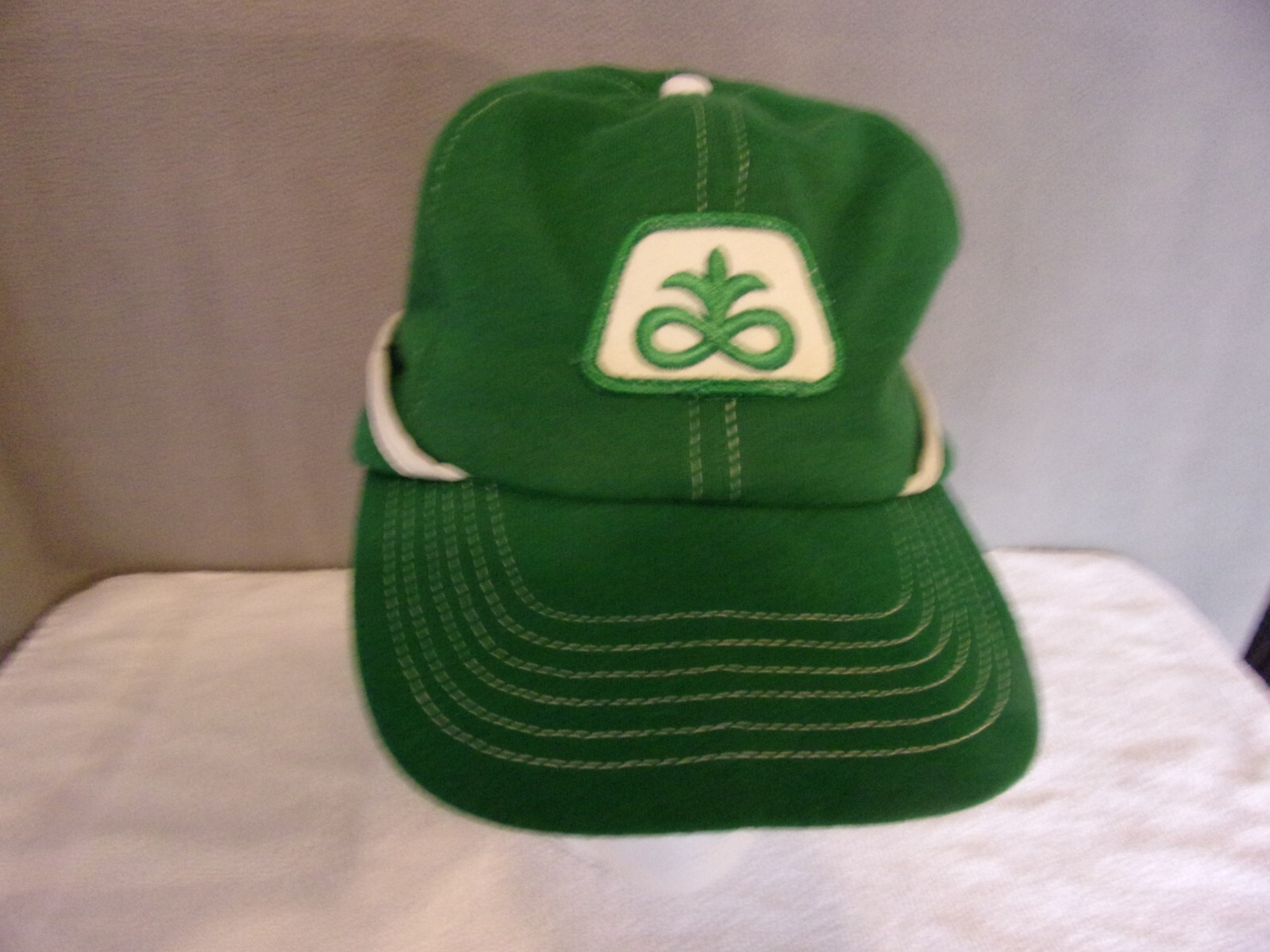 Vintage ~ “Pioneer Seed” Ear Flap Farmer Hat Trucker Cap Medium by Swingster USA