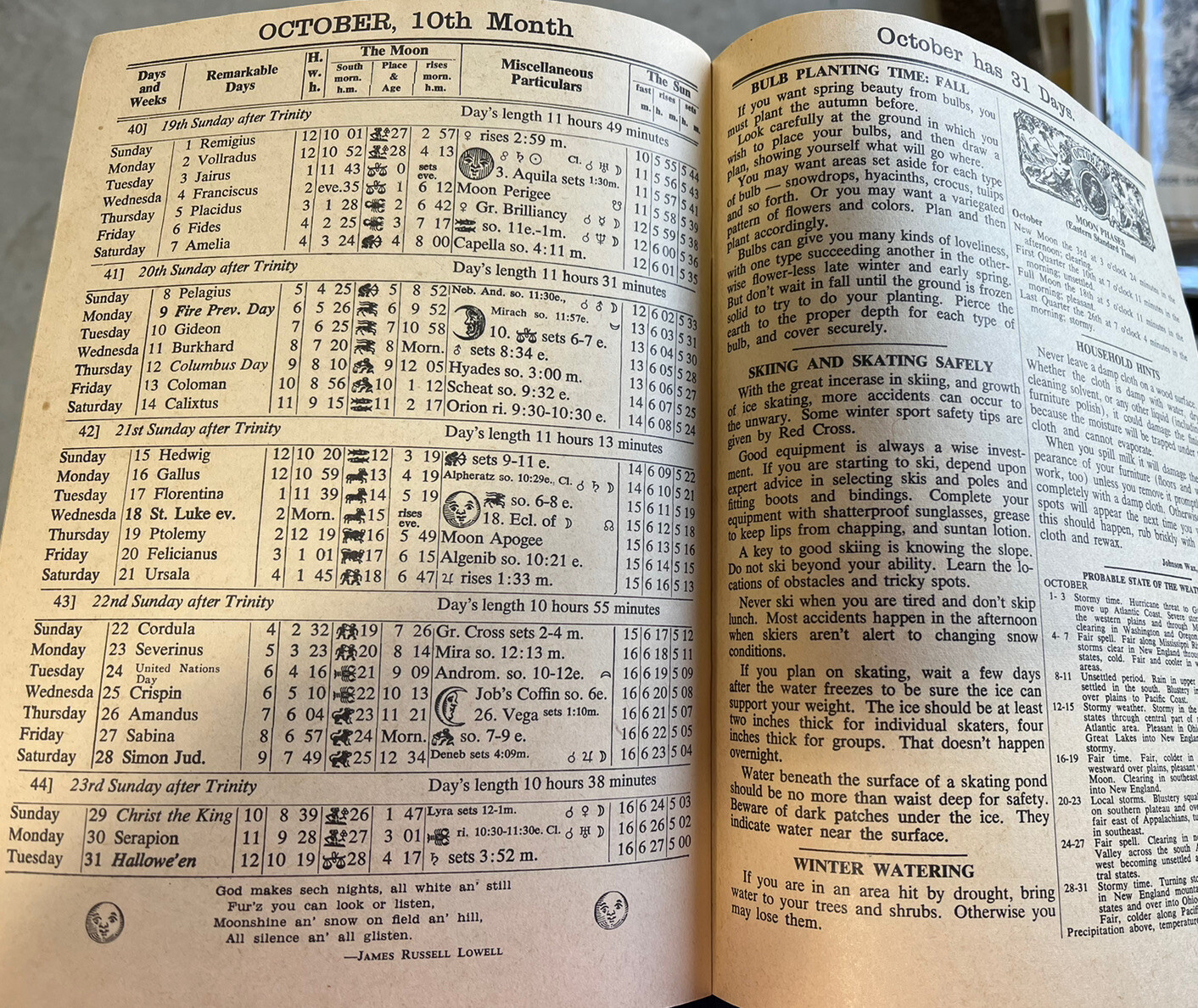 VINTAGE FARMERS AGRICULTURAL ALMANACS, BAER’S LANCASTER PA 1967