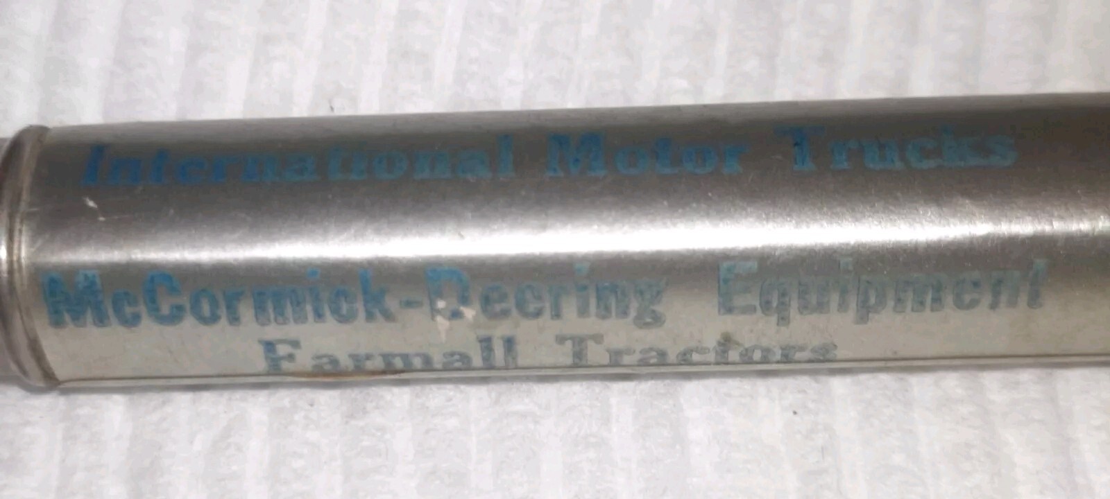 “McCORMICK-DEERING EQUIP-FARMALL TRACTORS*Stowe Truck Co*Marietta, Ohio” Pencil