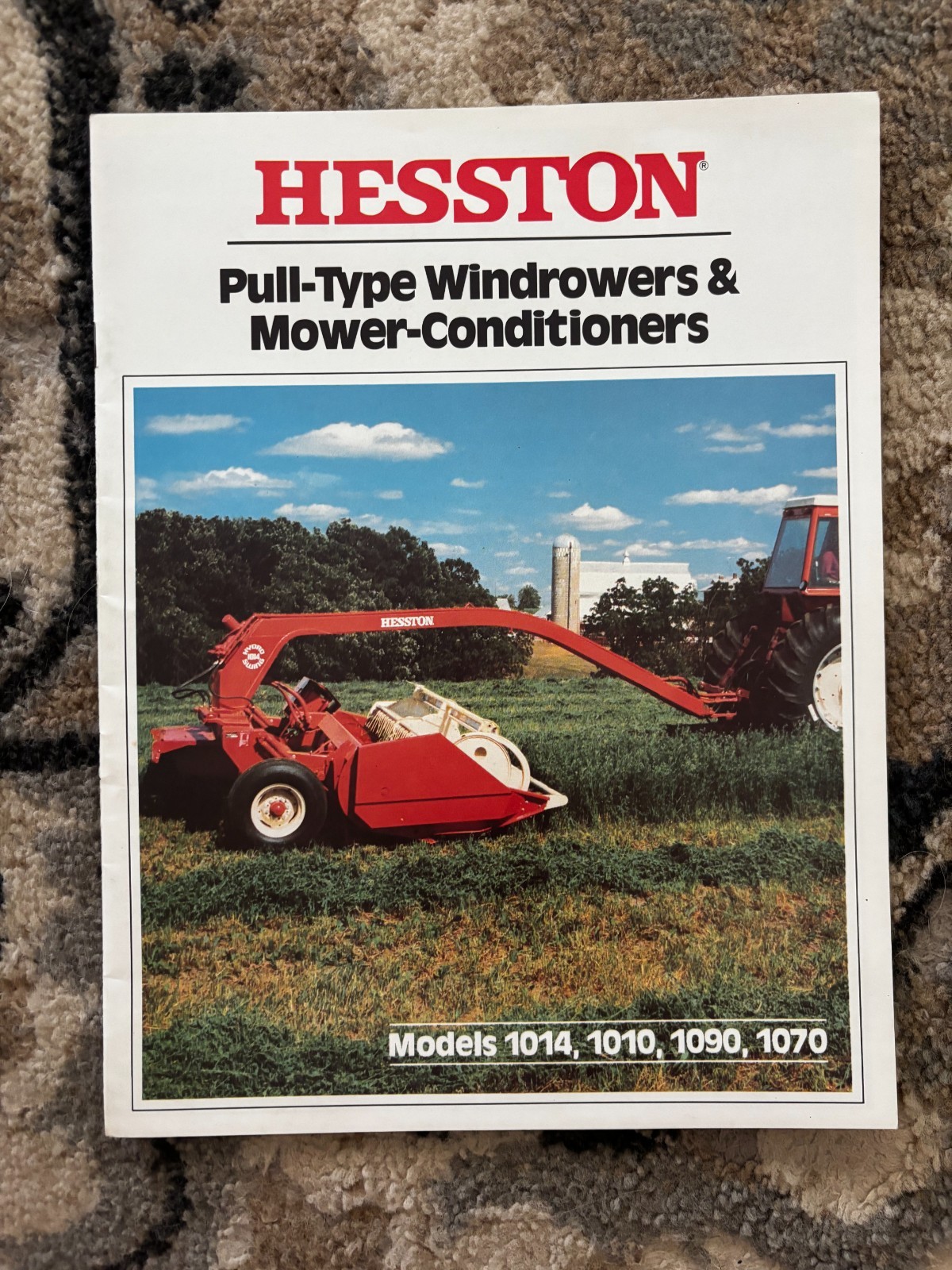 Hesston 1014 1010 1090 1070 Windrower For 1979 Brochure DCPA26