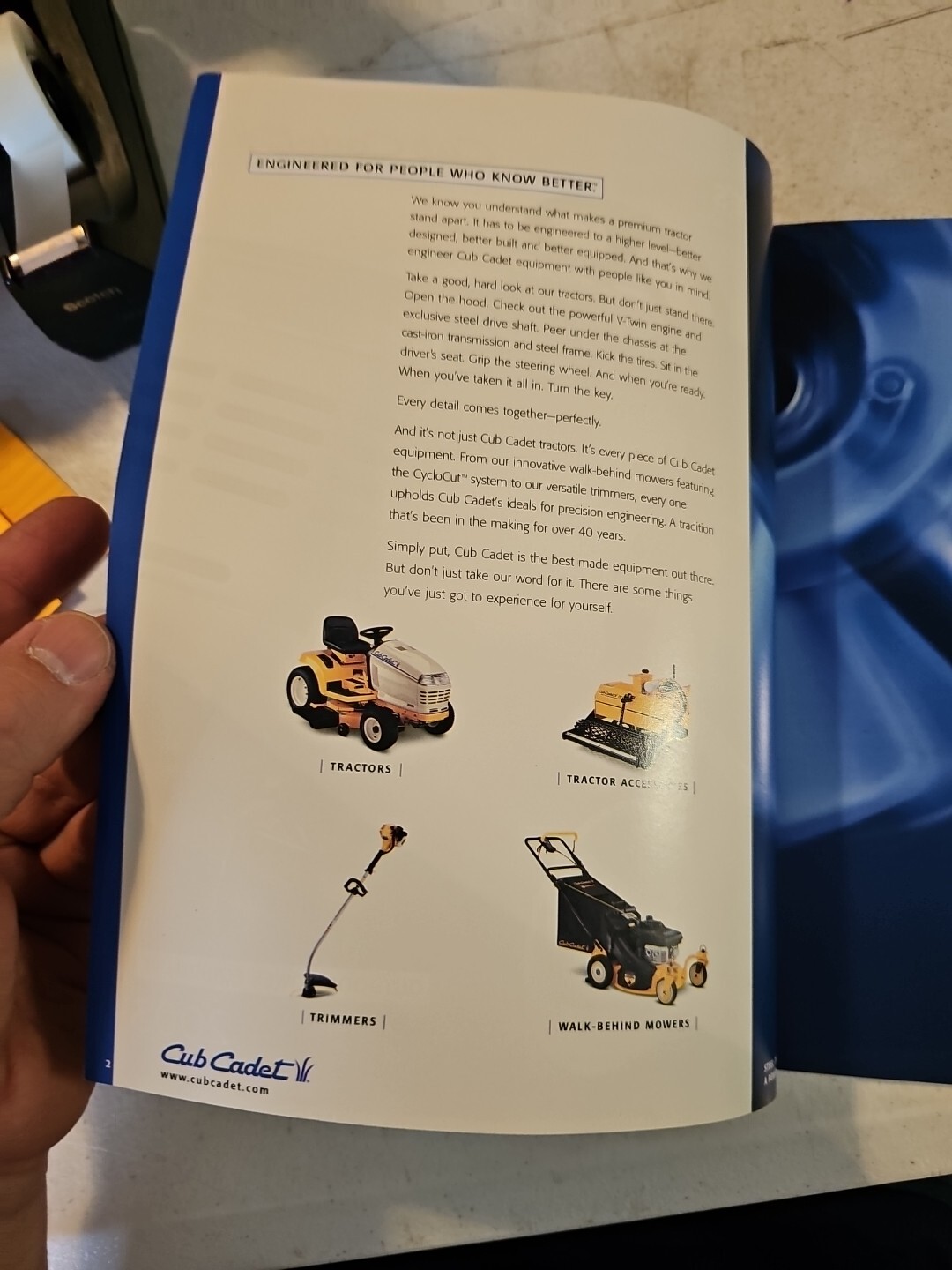 Lowe’s 2003 Cub Cadet Outdoor Power Equipment Catalog