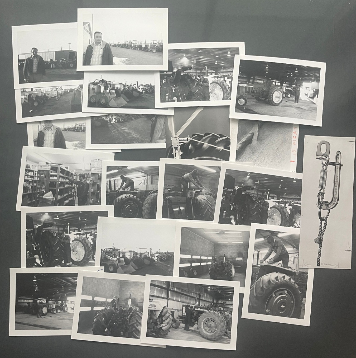1950’s TRACTORS, FARMING, INDUSTRIAL PHOTO LOT 75+ USED IN FARMING PUBLICATION