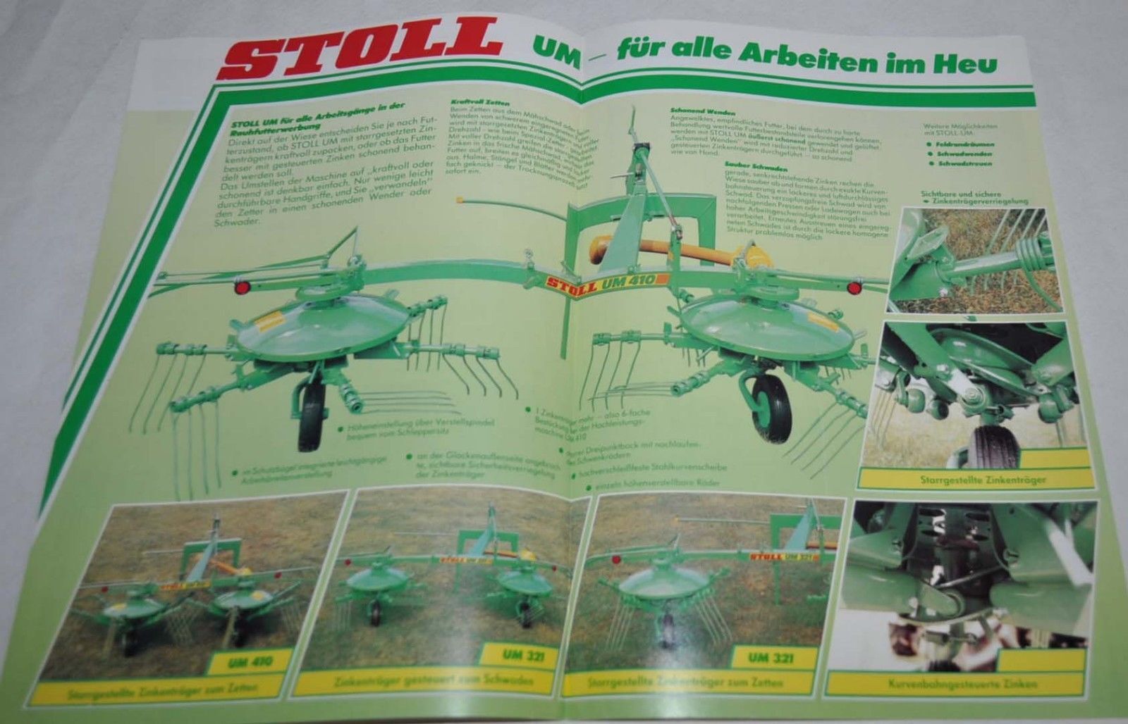 Stoll Universal Tractor Traktor Landmaschinen Brochure Prospekt