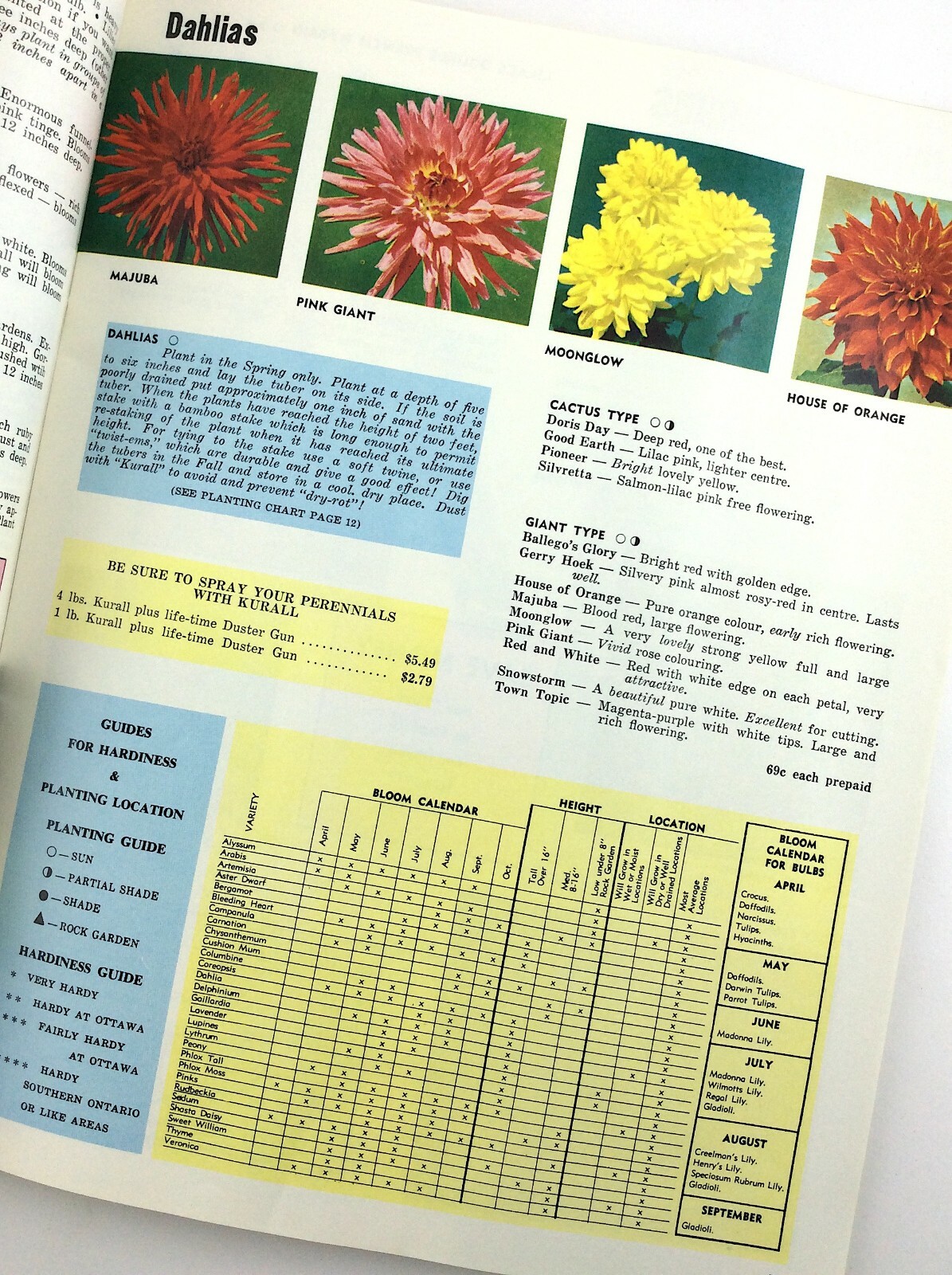 Vintage 1968 Seed Catalog Brookdale Kingsway Limited Bowmanville Ontario Q293