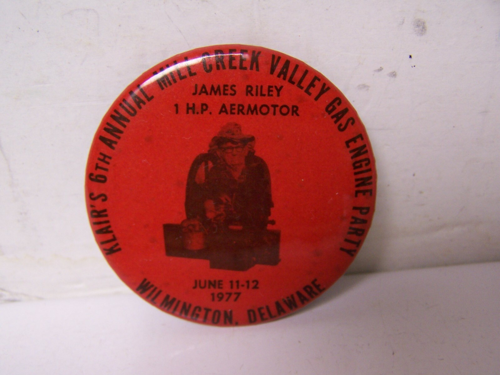1977 78 81 KLAIR’S MILL CENTER VALLEY HIT MISS ENGINE PARTY WILMINGTON DEL PINS