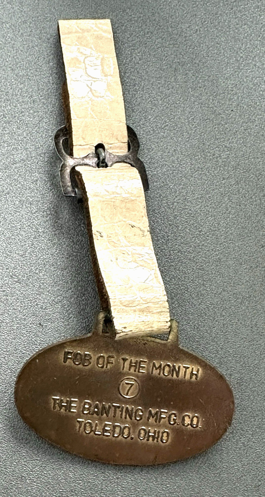 AWESOME CONDITION 1900’s Watch FOB Greyhound Line Farm Machinery TOLEDO OHIO