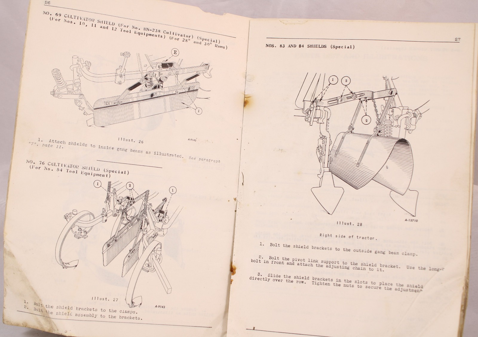Original Owner’s Manual McCormick-Deering Farmall Cultivators #B-238 & BN-238