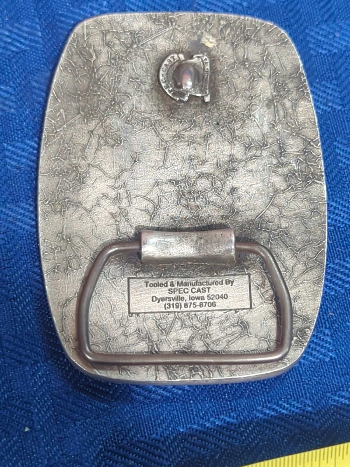 New Holland Tractor “ BOOMER IT ROCKS” Belt Buckle Spec Cast Excellent Condition