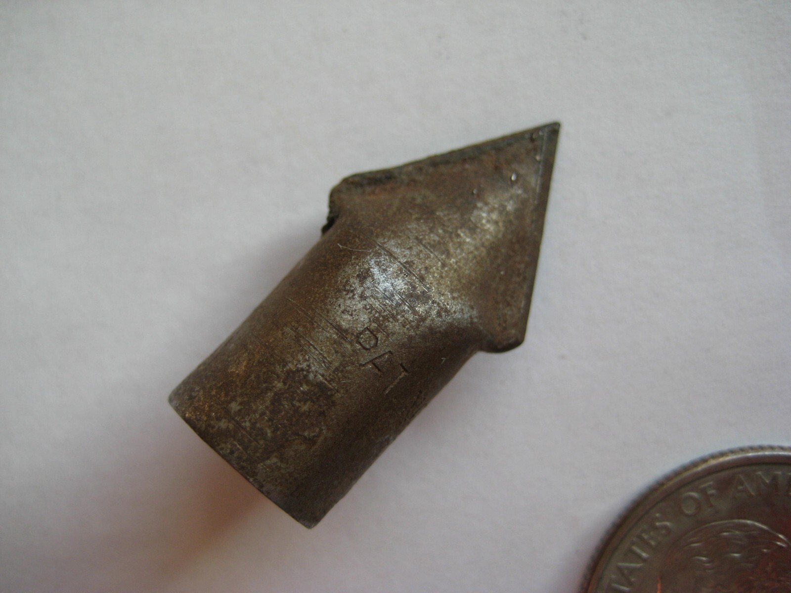 Vintage 1930’s Livestock Nose Piercing Cap, Patent No. 2024699