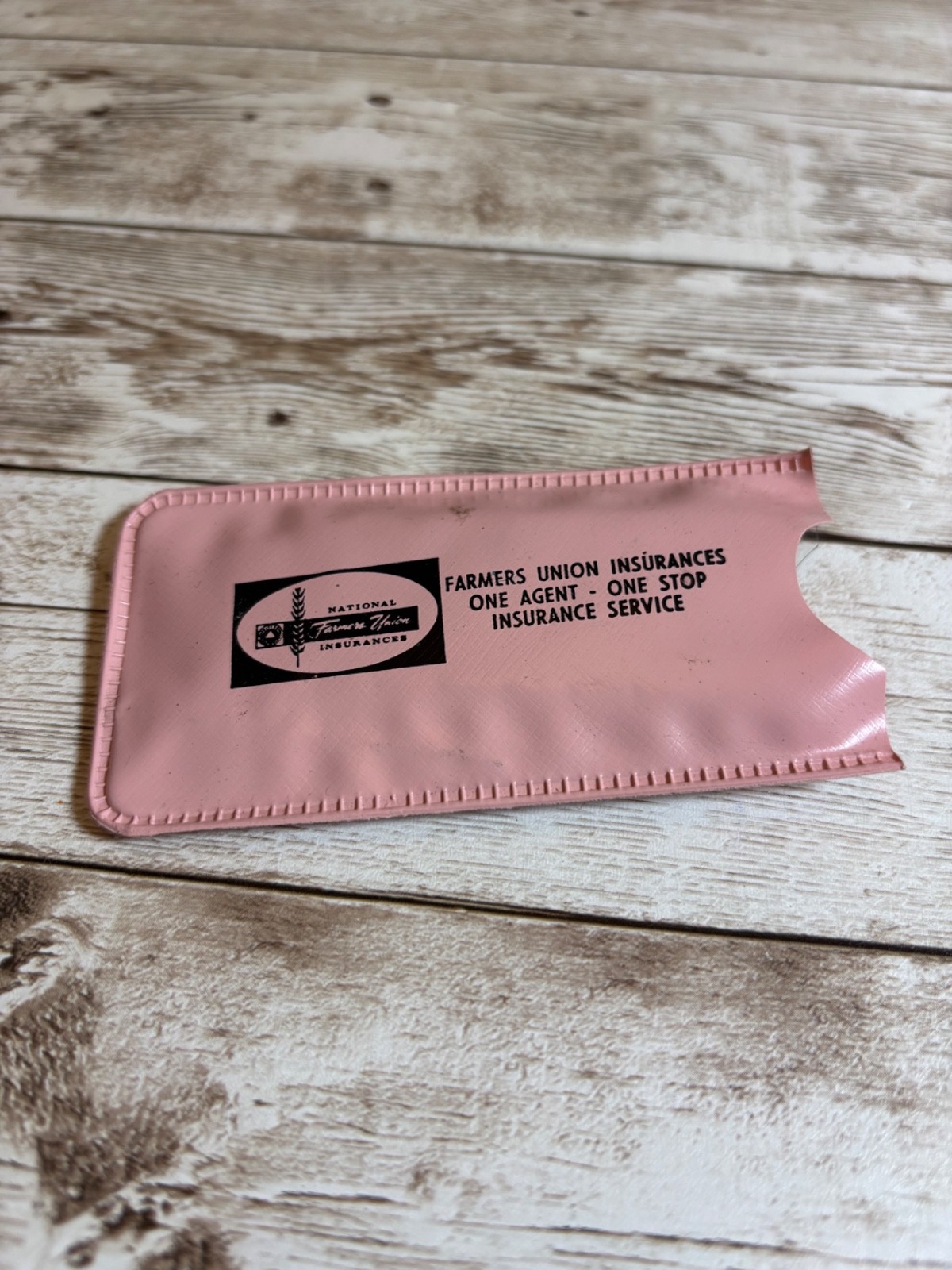 Vintage Farm Union Promo Advertising on Rainbonnet Case
