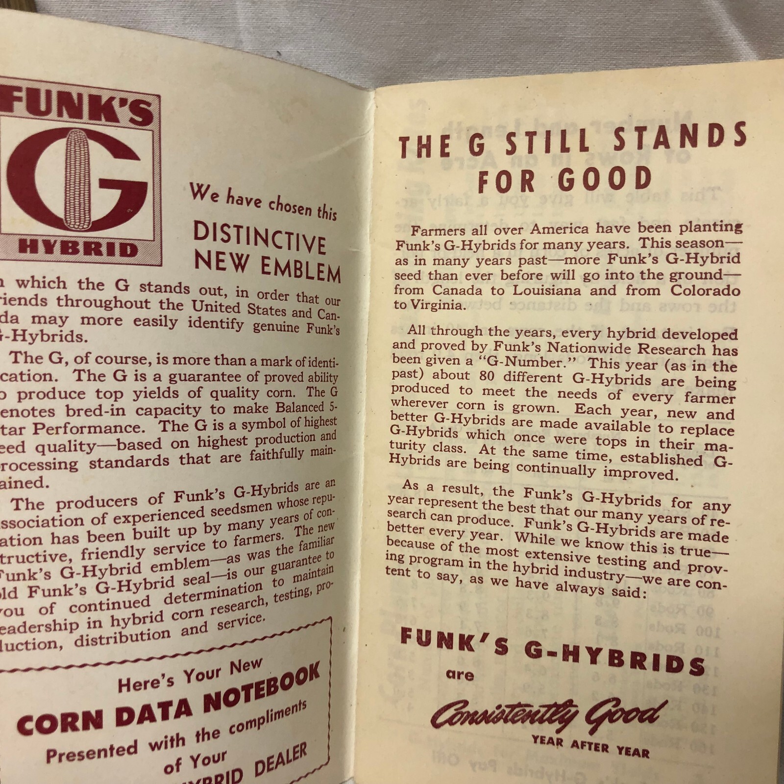 3 Vintage 1953 Farmers Pocket Notebooks Advertising Armour Swift’s Funk’s Hybrid