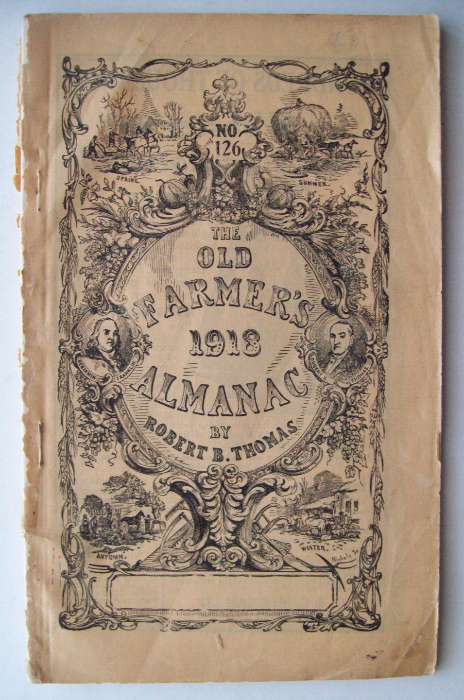 4 Old Farmer’s Almanacs 1918, ’24, ’29, ’37