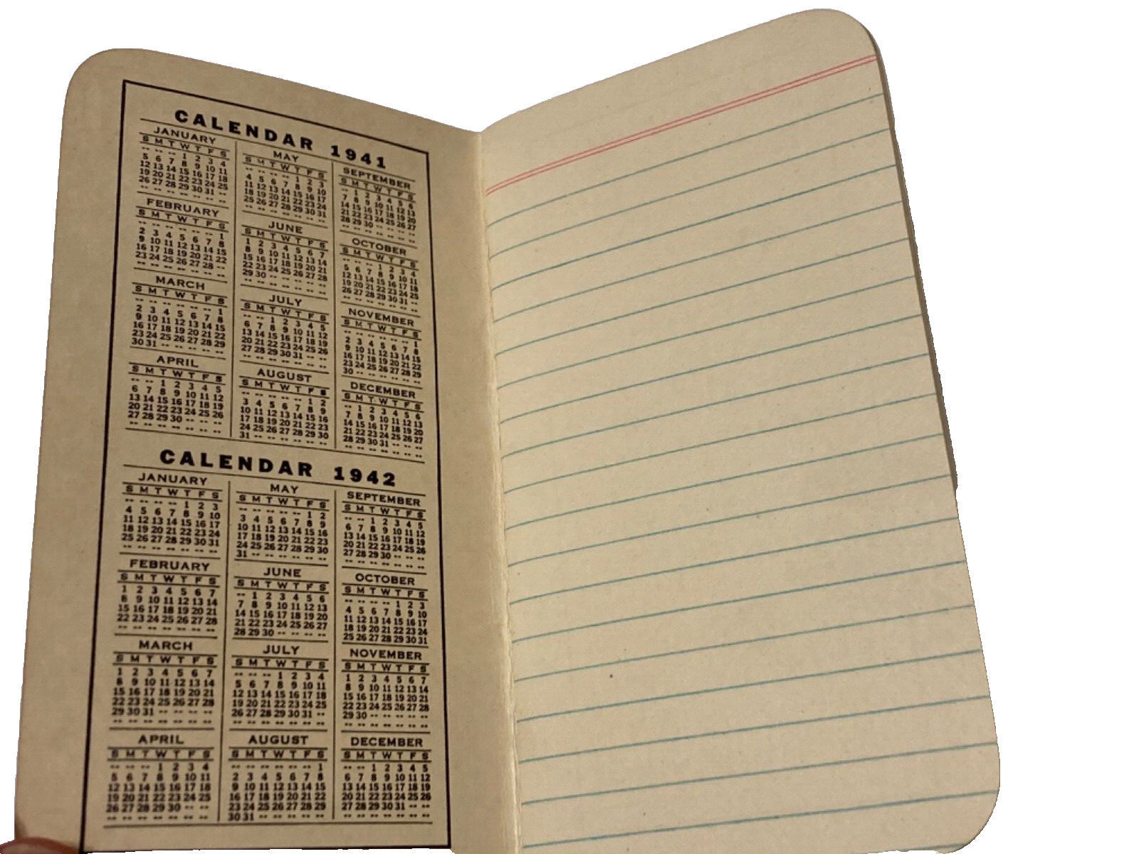 VTG 1941 FARM BUREAU OF IOWA POCKET LEDGER NOTEPAD