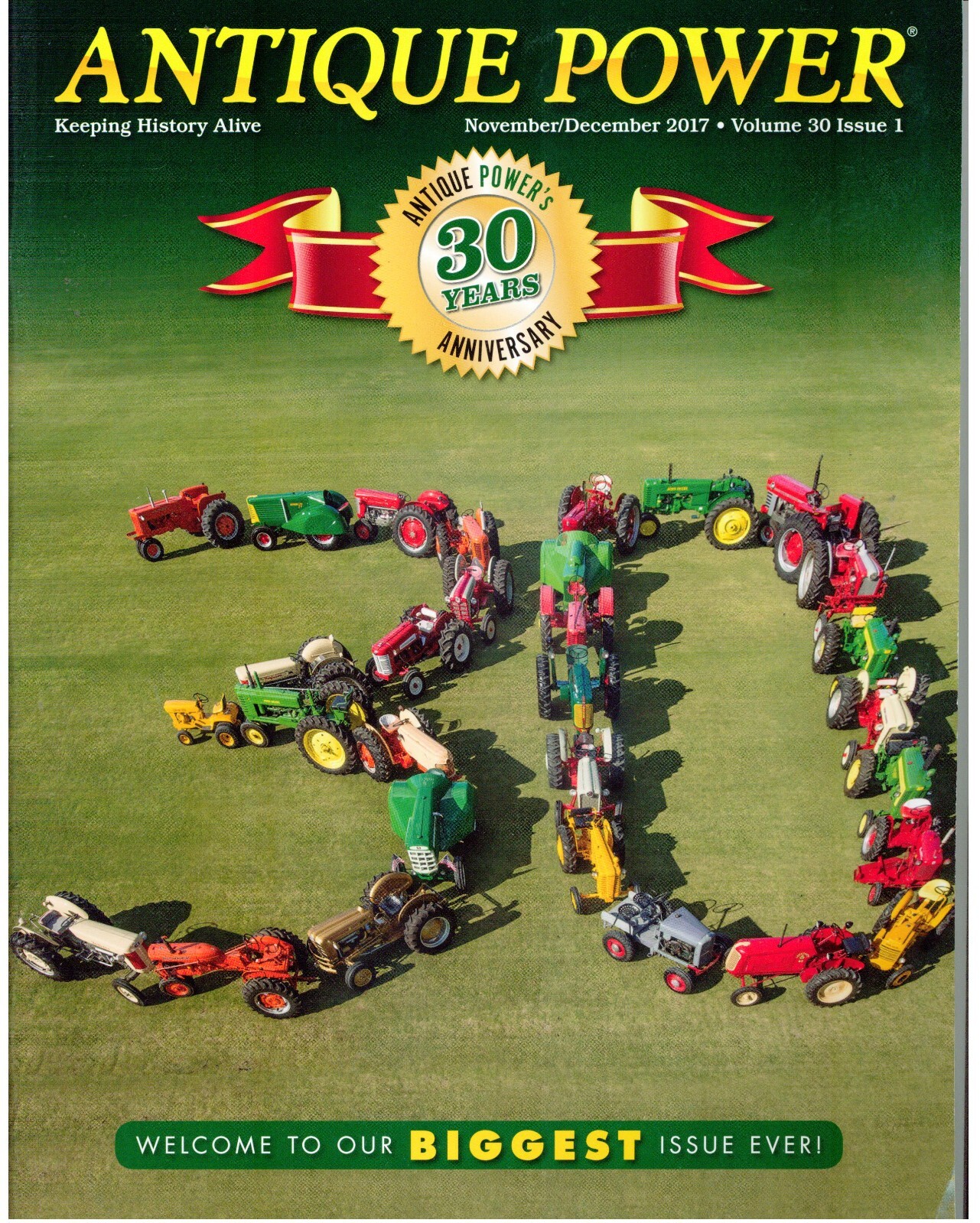 Antique Power Magazine 30th Anniversary, Farmall BN, Oliver Model 1650 Tractor